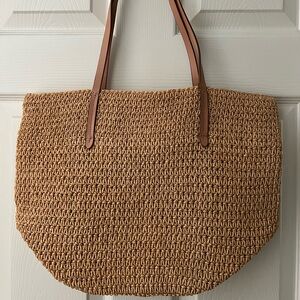 J. Crew Woven Straw Tote
